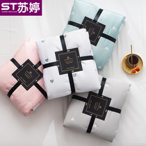 Modal 60s Tianse summer quilt air conditioning washed double bed thin quilt summer cool quilt 200x230cm2 meters
