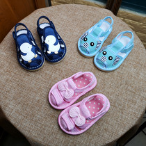 Baby Handmade Cloth Sandals Shoes Men and women Fairy Bottoms Soft-bottom Shoes Baotou Sandals Sandals Summer 1-3-Year-2 Childrens cloth shoes