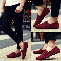 Boomers Bean Shoes Men Shoes 2022 New Korean version 100 hitch Personality Sloth Shoes Spring Casual Shoes Trend A foot pedal