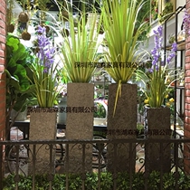 Eurostyle Fields Garden GRP Ground Large Flower Pots Hotel Mall Square Mouth Floriers Dry Vases Sandstone High Vase Swing Pieces