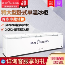 Suiling BD-508 Commercial Large Freezer Horizontal Refrigerated Freezer Large Capacity Freezer Freezer Refrigerator