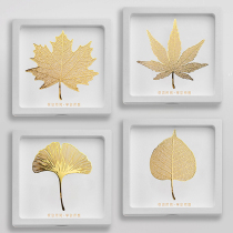 18K gold plated custom lettering)high-grade metal hollow bookmark custom creative ginkgo leaf vein bookmark Classical Chinese style exquisite literature and art childrens primary school graduation gift cultural and creative gift gift box