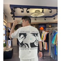 Xun Shi X-MAN2021 new fashion personality Saiya pop men comfortable loose large size casual short-sleeved T-shirt