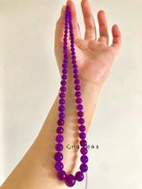 The owner scattered beads and beaded stones from the old material gel purple purple tower chain collection level