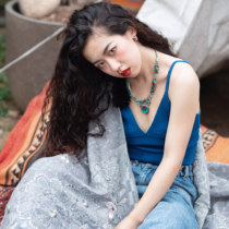 Afghan Jewelry Afghan handmade antique colored necklace retro Kuchi Jewelry