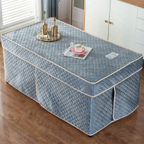 Rectangular baking fire table cover sleeve thickened new electric heating stove hood cover baking fire table cloth cover winter heating table cover