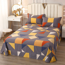 Autumn Winter Mill Wool single sheet All cotton thickened pure cotton 1 5 1 8 m bed by single pillowcase Three sets