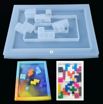 Creative Tetris Silicone Mold For Resin Decorative Craft
