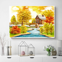 Mona Lisa Cross-stitch 2021 new small piece line embroidery living room bedroom dining room handmade own simple embroidery