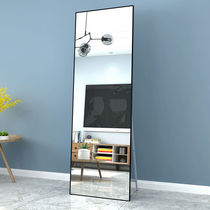 Full Body Mirror Floor Mirror Home Female Nordic Minimalist Online Red Girl Bedroom Teenage Girl Try Dressing Goggles