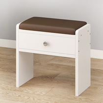 Small stool Household creative net Mahogany stool Small chair Nordic sofa stool Modern simple square stool Makeup stool