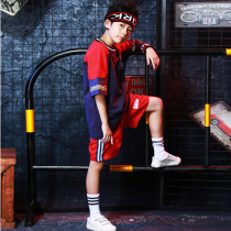 Boy Hip Hop Jazz Dance Performance Clothing Easy Edition Childrens Street Dance Competition Suit Chaotong Hiphop Performance Wear