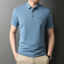 2021 New Polo Shirts Men Short Sleeves Summer Thin blouses Business Leisure Turnover Embroidered High-end Men T-Shirts