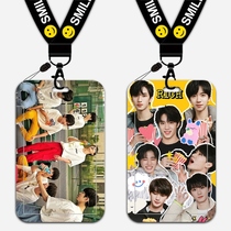 Photo Times Youth League card set Student bus card Campus card Meal card School card Lanyard belt surrounding thick tnt