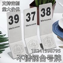 Table Hotel with a stereo cafe table BBQ Hotel display rack snack shop dining and dining counter