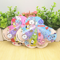 Corner biological correction with small fresh dumpling family cute correction with primary school homework correction with mini models