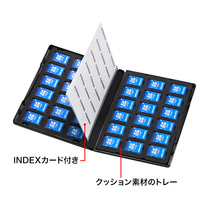 Japan SANWA large capacity digital storage bag storage card SD card bag 36 pack