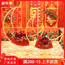 New wedding moon ornaments welcome area desktop layout supplies window beauty Chen Chinese wedding props