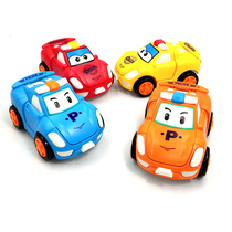 One-key deformation toy collision Q version inertial King Kong car return car robot manual model boy