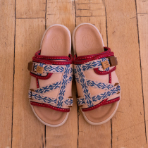 visvim uncle gui cowhide deodorant Chen Guanxi same cork bread shoes summer beach slippers trendy men