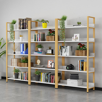 Bookcase bookshelf household storage rack simple modern product display rack simple floor multi-layer wrought iron shelf