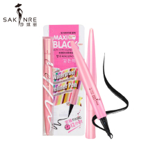 Shaqili eyeliner Non-halo makeup Waterproof and sweat-proof Beginner eyeliner Thin nib hard head