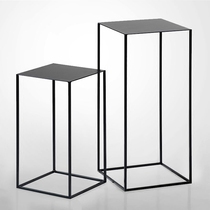 Nordic light and luxurious iron art side cabinet modern minimalist creative sofa edge a few corners of the living room tea table corner decorative shelf