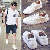 Tide Card Mens Shoes Summer 2022 New Small White Shoes Mens Korean Version Trend Casual Leather Shoes Board Shoes 100 Hitch Shoes