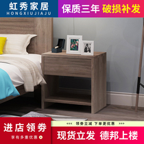 Nordic bedside shelf simple modern bedroom bedside storage cabinet locker White economical small cabinet