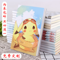 Pikachu Notebook Pokémon Pokemon Anime peripheral notebook Student stationery Diary book