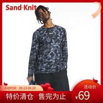 Sandknit Sennaite long sleeve leisure sports T-shirt 2019 autumn and winter New