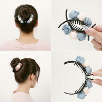 Hairhairclip back of the head Korean version of female head hairclip simple temperament meatball head artifact grab clip hair accessories