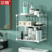 Toilet rack wall-mounted toilet above toilet bathroom bathroom bathroom wall storage rack Wall non-perforated