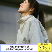 PSO Brand stand collar assault clothing mens Tide Brand couple coat semi-open collar jacket spring and autumn function wind top