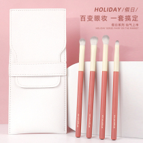 Orchid eye shadow brush set eye details makeup brush soft hair dye portable a three-pack Cangzhou brush