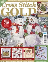 British Cross Stitch magazine scan Cross Stitch Gold Issue 159 2019