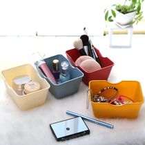 Quick daughter-in-law storage box Mini small box macaron color plastic snacks sundries jewelry storage box 5