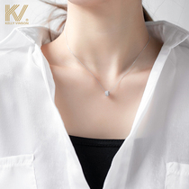  Small waist pendant necklace female 2021 new 925 sterling silver cold wind light luxury niche design ins clavicle chain