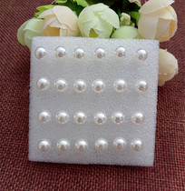 Hypoallergenic ear stick plastic stick glue needle rhinestone pearl ear stud earrings simple ear stick anti-inflammatory stick boxed