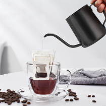 Hanging ear hand punch coffee pot 304 stainless steel long mouth bottle hanging ear filter bag long mouth home coffee appliance