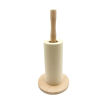 Japanese zakka Miscellaneous kitchen dining room living room Beech tissue holder solid wood roll paper holder hot sale custom