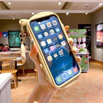 Cute apple 12 phone shell iphone11 applicable 13 higher than screen X full package XR cartoon xsmax soft rubber pro anti-fall mini silicone 8plus soft shell 7P cat