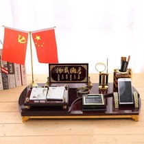 Boss office desktop ornaments national flag platform ins creative business table high-end ornaments opening housewarming gifts