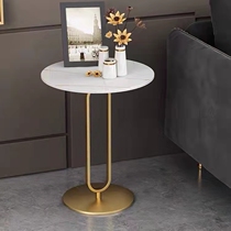 Light extravagant minimalist rock plate edge several living-room sofa corner a few small family type balcony small tea table Bedroom bedside small round table