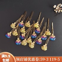 Hanfu hair accessories fresh embellishment hairpin daily ancient style joyful simple Chinese style headdress ancient costume small hair hairpin female