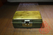  Fidelity wood mortise and tenon gold silk Nanmu gloomy wood medium jewelry storage Baibao jewelry box