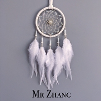 Mr Zhang hand-made original dreamcatcher Indian feather pendant Literary gift Car pendant Air pendant