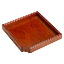 Fengzhong Rosewood solid wood tea tray Puer tea white tea chicken wing Wood tea box kung fu tea divider safflower pear tea ceremony