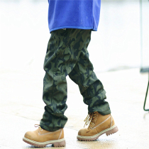 Outdoor soft shell pants men and women children autumn and winter lamb cashmere thickened waterproof camouflage assault pants mountaineering ski pants