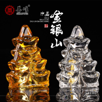 Burial Crystal burial ornaments Jinshan Yinshan tomb sacrifice urn casket burial storage materials funeral tombs